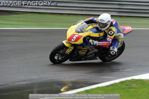 2010-05-08 Monza 0203 - La Roggia - Superstock 1000 - Free Practice - Marco Bussolotti - Honda CBR1000RR